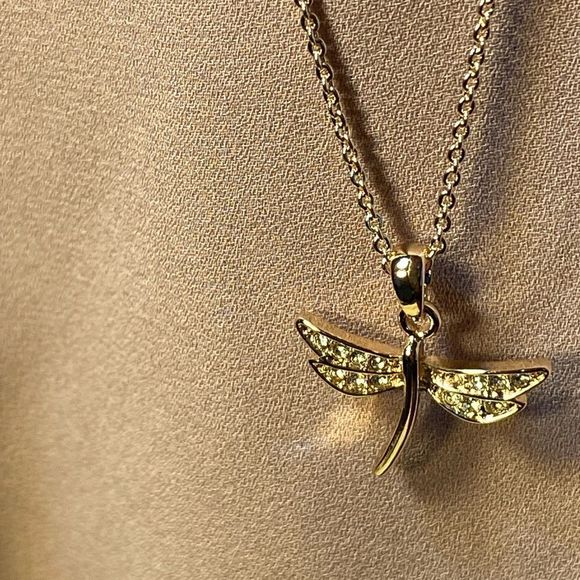 NWT DELICATE DRAGONFLY 🌹 ROSE GOLD ILLUMINATE MICRO CRYSTALS HOPE CHANGE GROWTH - Picture 5 of 15